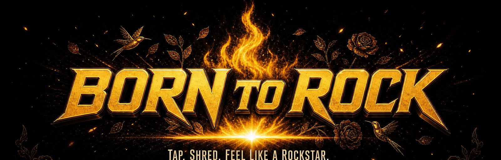 Born to Rock — Tap. Shred. Feel like a rockstar.
